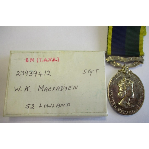 61 - Macfadyen family range with:
1. 1911 Delhi Durbar Medal (silver) engraved naming to 5415 C.Sgt A.K. ... 