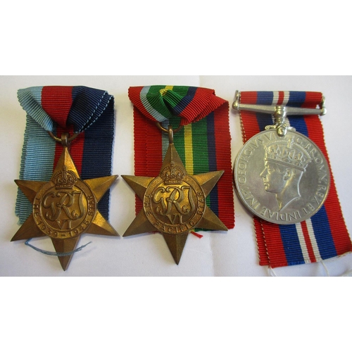 81 - Gardner brothers medals with:
1. WW1 BWM and Victory Medal to 310087 Pte H.F. Gardner Tank Corps ext... 