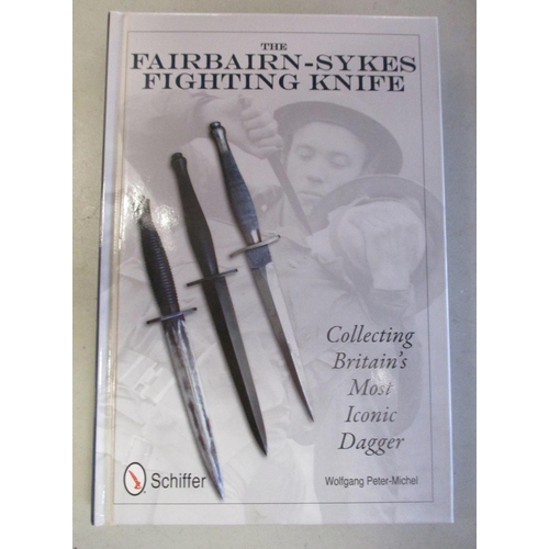 109 - Range of modern reproduction Fairbairn-Sykes fighting knives and scabbards with 2nd Type (2, 1 with ... 