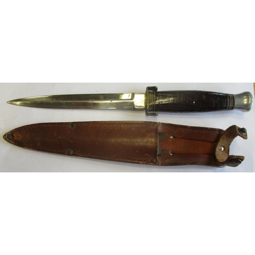 120 - Mixed collection including sheath knife by J. Nowill & Sons, C.E.F. For Services at the Front lapel ... 