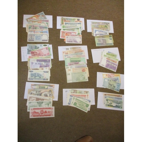 144 - 20th century range of African banknotes, generally very fine or better, includes Botswana, Ghana, Gu... 