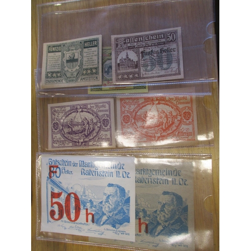 145 - All world accumulation from all world with large qty of Notgeld (294), Hong Kong, USA, UK with £5 an... 