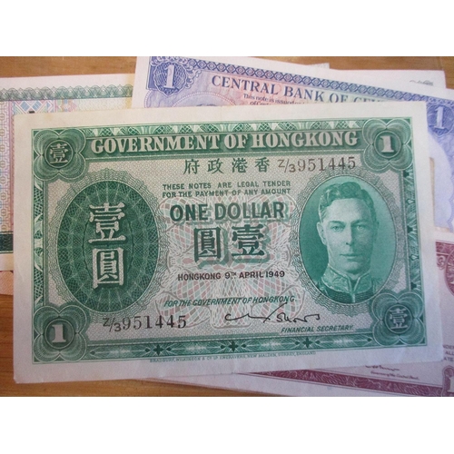 145 - All world accumulation from all world with large qty of Notgeld (294), Hong Kong, USA, UK with £5 an... 