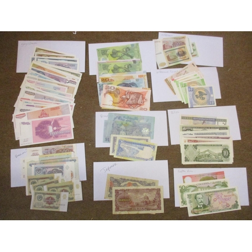 147 - Mostly 20th century collection of world banknotes, generally very fine or better, includes Australia... 