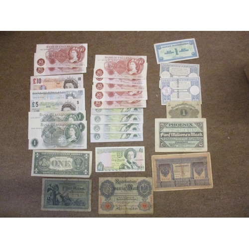 156 - Range of world issues, generally very fine, noting  Gibraltar 1958 £1 and 10/-, plus notes from Belg... 