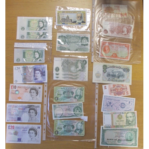 159 - Collection in mixed condition with some better including English £20 Kentfield 1994 CD49, Lowther 19... 