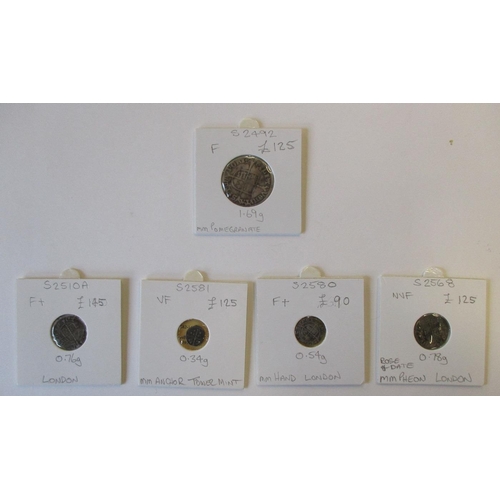 198 - Mary I to Elizabeth I collection generally fine to very fine with Mary I groat, Philip and Mary penn... 