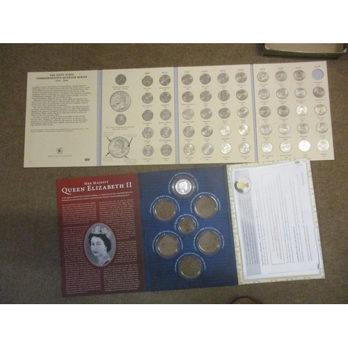 229 - Loose accumulation of circulated coins in mixed condition, includes 1935 crown, commemorative crowns... 