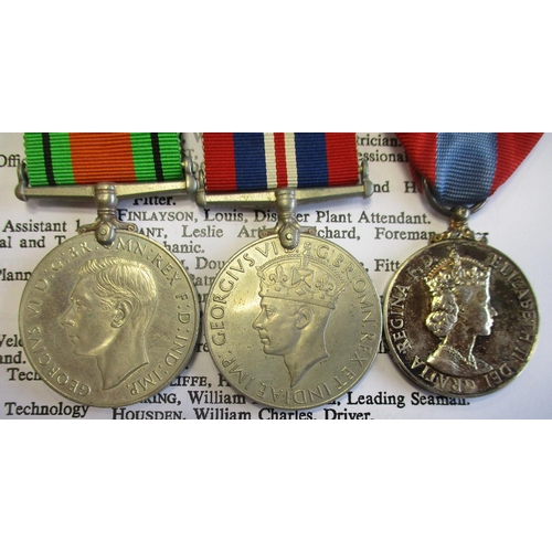 23 - James family range of medals with:
1. 1914-15 Star trio to Ply.10354 Pte W.H.A. James R.M.L.I. nearl... 