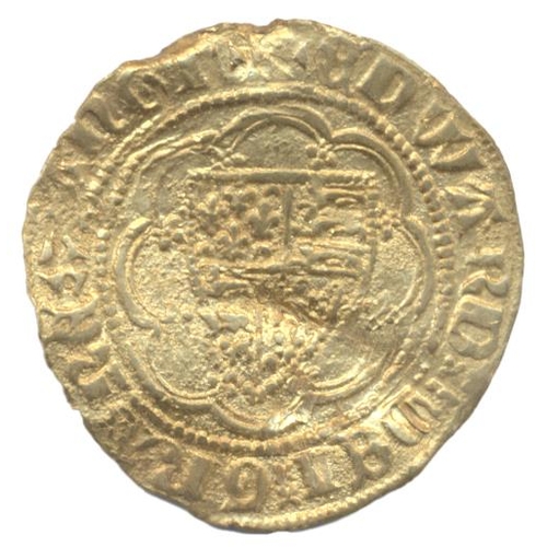 247 - Edward III. Fourth coinage quarter nobel fine. (S. 1498) (See photo) (Y)