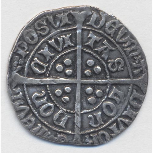 254 - Richard III.  Groat mintmark sun and rose 2, very fine, with AMR Coins card. (S.2157) (See photo) (Y... 