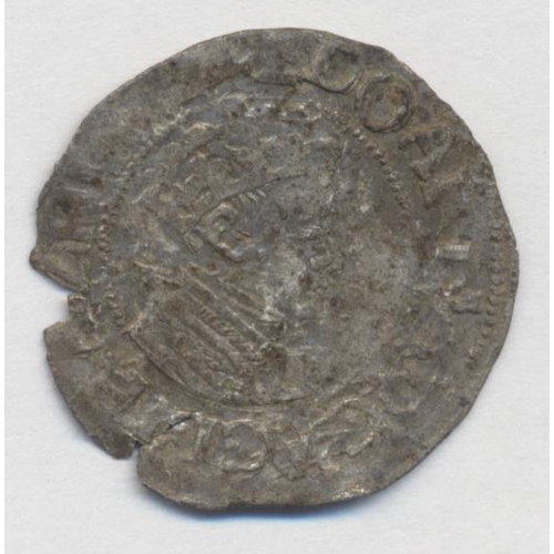 262 - Edward VI. First period half groat, Canterbury mint, no mint mark, good fine, cracked. (S.2439) (See... 