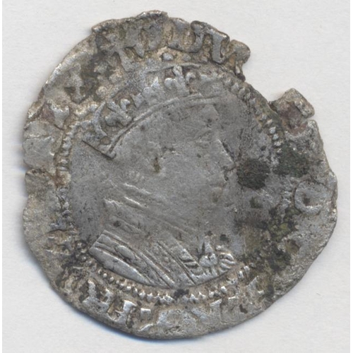 263 - Edward VI. First period groat, crowned bust, mint mark arrow, fine, piece missing from edge. (S.2454... 