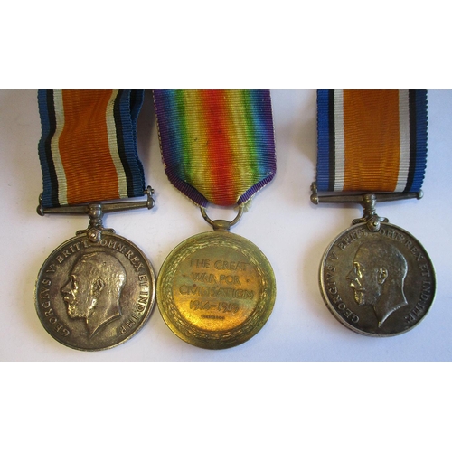 28 - Range with WW1 BWM and Victory Medal to 48814 Pte J. Williams R.A.M.C., BWM to M.32123 J. Sullivan A... 