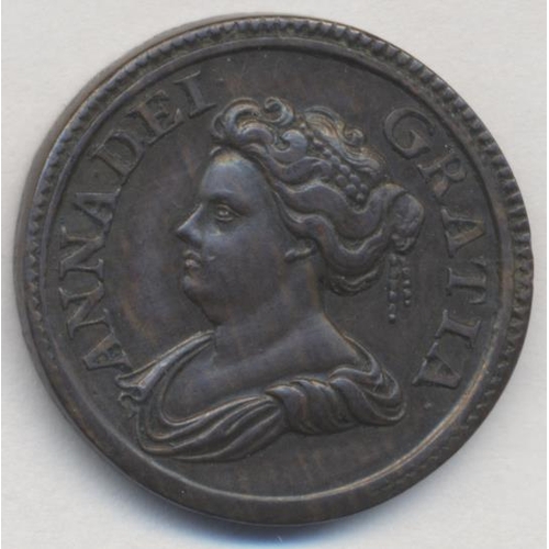 295 - 1714 pattern farthing extremely fine. (See photo) (Y)