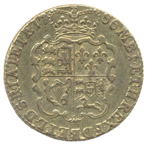 302 - 1786 guinea nearly very fine. (See photo) (Y)