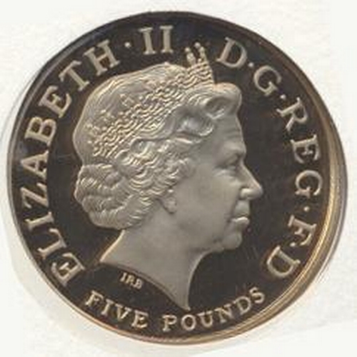 456A - Investment Gold lot - documents required. 2002 Queen Mother £5 gold proof cover FDC by Westminster. ... 