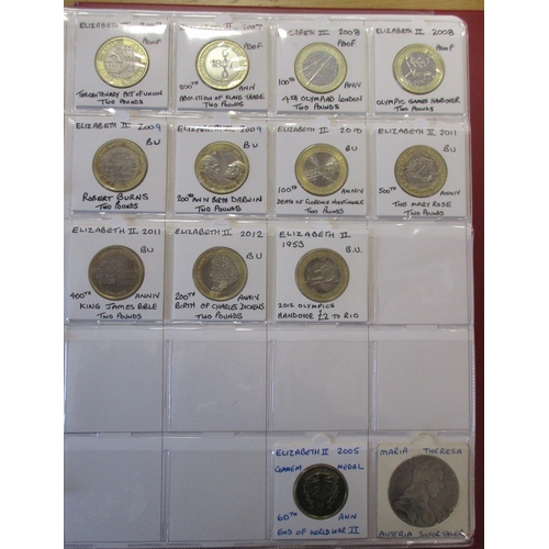 459 - Collection including 2005 silver stamp ingot set of 4, CuNi uncirculated 2012 London Olympics collec... 