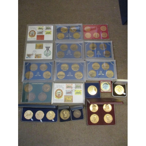 523 - Collection of various proof sets FDC, with Bahamas 1971, Barbados 1973 (includes silver $10 and $5),... 