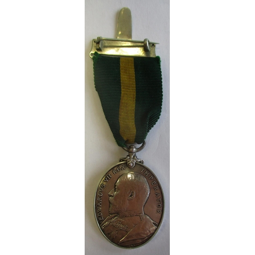 59A - KEVII Territorial Force Efficiency Medal to 2002 Cpl E.E. Smith 6/Rl Welsh Fus extremely fine with m... 