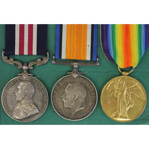 66 - WW1 Military Medal, BWM and Victory Medal to S-11789 Pte A. Taylor 5/Sea Highrs nearly extremely fin... 