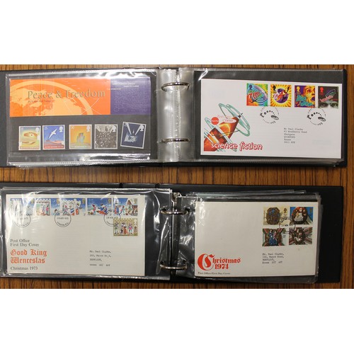 52 - World early to modern M/U coln in albums, GB with large quantity FDCs some Pres packs, range of BC a... 