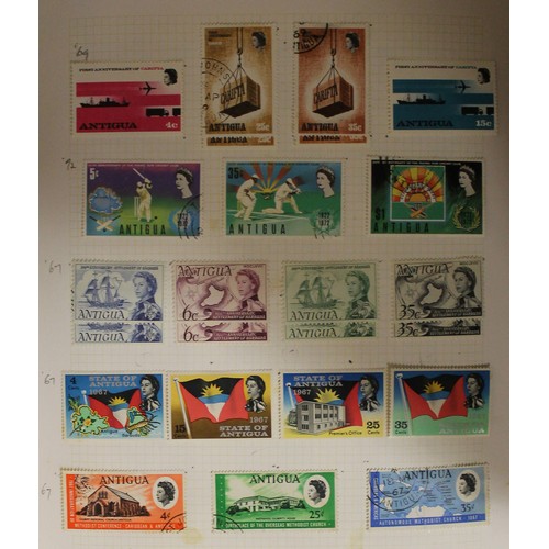 30 - World early to modern M/U coln in 16 albums plus loose, GB 1840 1d Black U x3 (one on cover), qty Pe... 