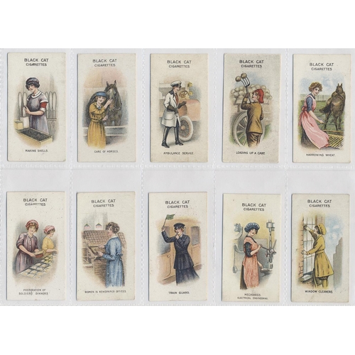 108 - Carreras. 1916 Women on War Work complete set generally good. Cat. £500. (See photo) (R)