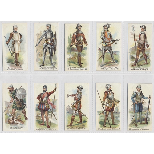 117 - Cope Bros. 1912 British warriors complete set in plastic sleeves, generally very good condition. Cat... 