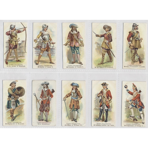 117 - Cope Bros. 1912 British warriors complete set in plastic sleeves, generally very good condition. Cat... 