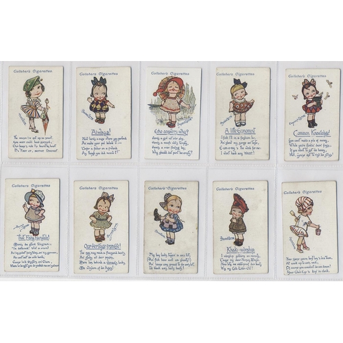 128 - Gallaher. 1916 Kute Kiddies complete set in plastic sleeves generally fair to good. Cat. £500. (See ... 