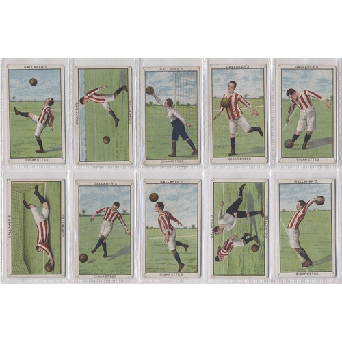 131 - Gallaher. 1912 Sports series complete set in plastic sleeves generally fair to good. Cat. £700. (See... 