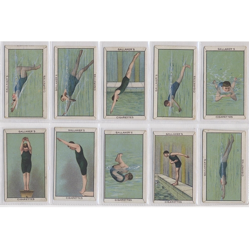 131 - Gallaher. 1912 Sports series complete set in plastic sleeves generally fair to good. Cat. £700. (See... 