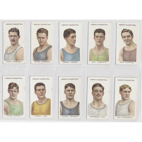 167 - Ogdens. 1915 Boxers complete set in plastic sleeves generally fair to good. Cat. £450. (See photo) (... 