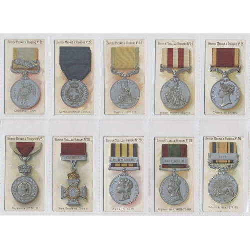 185 - Taddy. 1912 British Medals and Ribbons complete set in plastic sleeves generally good. Cat. £850. (S... 