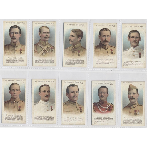 194 - Taddy. 1902 V.C Heroes Boer War (61-80) complete set in plastic sleeves generally fair to good. Cat.... 