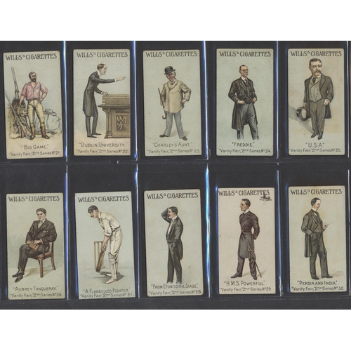 205 - Wills. Complete set of 1902 Wills Vanity Fair 2nd series, generally mixed condition. Qty 50 Cat. £35... 