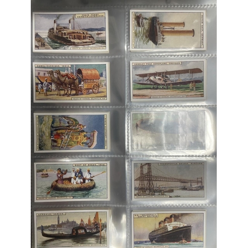 218 - Collection in album of part and complete sets including Typhoo Aesops Fables, Ancient and Annual Cus... 