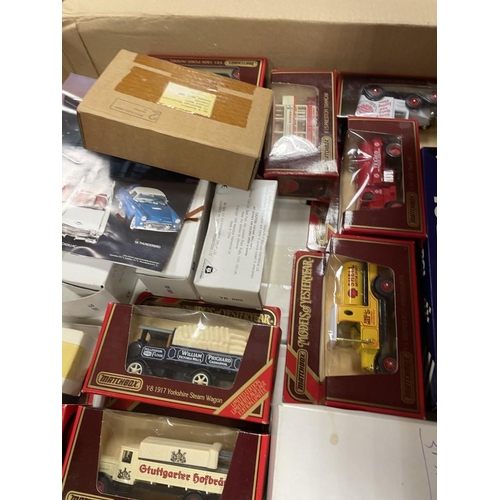 379 - Collection with Corgi (100) approx, MOY (20) approx, Franklin Mint 1886 Benz Patent Motorwagen, die ... 