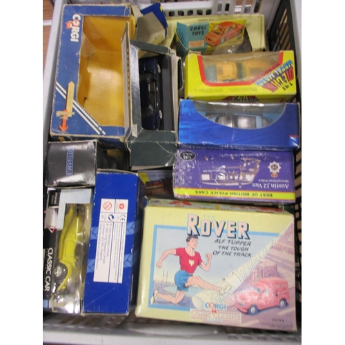 407 - Collection of Buses, Cars and Vans boxed and unboxed in mixed condition featuring Burago, Corgi, Sik... 