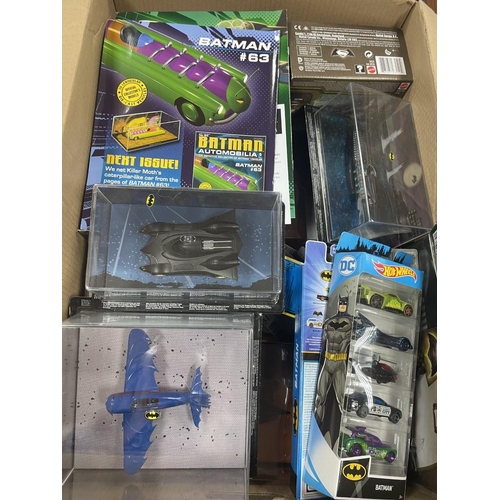 419 - Collection of Batman cars, figures and some memorabilia plus ranges from Airfix, The Hobbit, Star Wa... 