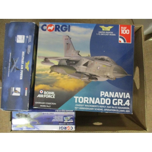 487 - Corgi. Collection of Aviation Archive mint in generally excellent boxes including Planes and Helicop... 