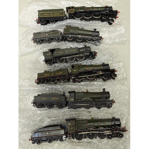 589 - Range of handmade locomotives, generally made and painted to a good standard, with G.W.R Aberystwyth... 