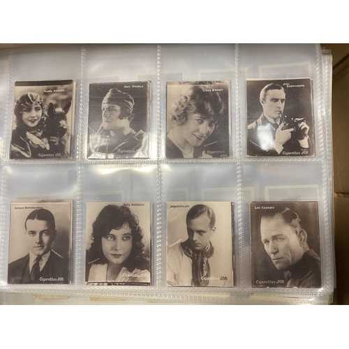 61 - Collection in plastic sleeves with complete sets including Hill Cinema Celebrities, Danmarks billede... 