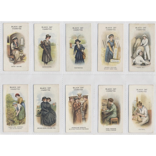 108 - Carreras. 1916 Women on War Work complete set generally good. Cat. £500. (See photo) (R)