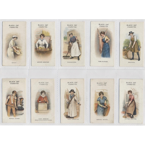 108 - Carreras. 1916 Women on War Work complete set generally good. Cat. £500. (See photo) (R)