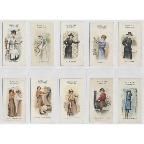 108 - Carreras. 1916 Women on War Work complete set generally good. Cat. £500. (See photo) (R)