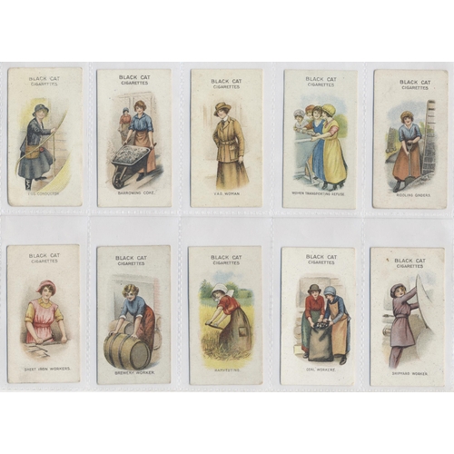 108 - Carreras. 1916 Women on War Work complete set generally good. Cat. £500. (See photo) (R)