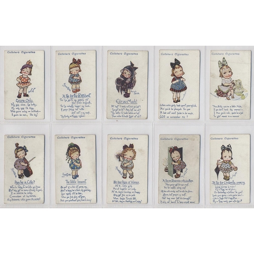 128 - Gallaher. 1916 Kute Kiddies complete set in plastic sleeves generally fair to good. Cat. £500. (See ... 