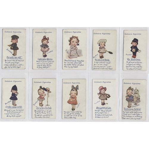 128 - Gallaher. 1916 Kute Kiddies complete set in plastic sleeves generally fair to good. Cat. £500. (See ... 